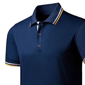 Polo en coton imprimé pour homme avec un poids de tissu de 180 g pour un usage décontracté, design à manches courtes, coupe confortable - Product Image 3