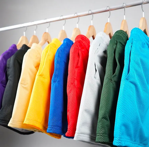 Pantalones cortos de baloncesto de poliéster de 5 pulgadas personalizados, diseño liso, doble capa, diseñador de entrenamiento, pista de verano, pantalones cortos de malla para hombre - Product Image 3