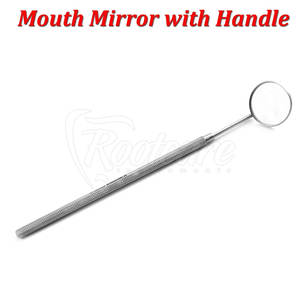 Espejo dental ergonómico de acero inoxidable, herramienta de inspección bucal, instrumento de dentista autoclavable para el cuidado bucal - Product Image 2