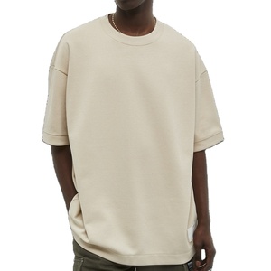 T-shirt personnalisé vierge de haute qualité, imprimé sérigraphié, respirant, coupe décontractée, 100 % coton, pour hommes, vente en gros - Product Image 2