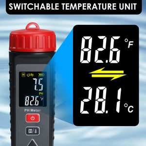 High Quality <b>PH</b> <b>Meter</b> with Temperature Measurement Digital Colored Screen Replaceable Sensor 3-Point Calibration Backlight Alarm - Product Image 6