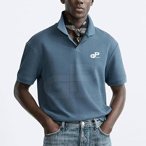 Camisa Ligera con Cuello Johnny para Hombre, con Ajuste Cómodo, Tela Transpirable y Estilo para Uso Diario - Product Image 3