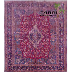 Alfombras ABC Kilims Estilo Tabriz, Alfombra de Lana con Diseño Floral Tradicional, Hecha a Mano por Artesanos, Decoración Elegante para el Hogar - Product Image 1