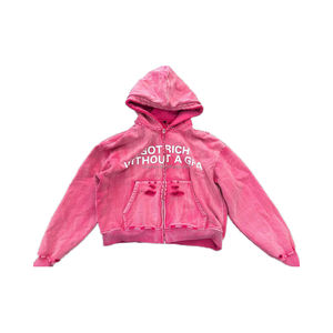 เสื้อฮู้ดดี้โอเวอร์ไซส์แบบ OEM ล้างสีด้วยกรด สไตล์สตรีทแวร์ ผ้าฝ้ายคอมบ์คอตตอน 100% เฟรนช์เทอร์รี่ GSM หนา พิมพ์ลายวินเทจแบบลูปแบ็ค - Product Image 1