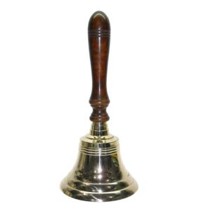 High Quality Hand <b>Bell</b> With Wood Handle Wall Hanging <b>Bell</b> Desktop <b>Bell</b> Home Decorative Item New Design Fancy Antique Design - Product Image 6