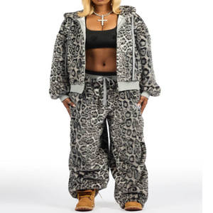 Conjunto Deportivo para Mujer, Sudadera con Capucha y Pantalones Deportivos, Cómodo y Transpirable, para Entrenamiento Físico, Correr - Product Image 6