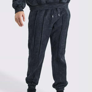 Conjunto Deportivo Personalizado 2026, 100% Algodón, para Hombre, Transpirable, de Felpa, Estilo Informal, Holgado, para Invierno - Product Image 2