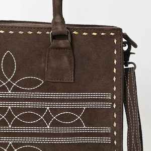 Bolso de mano de cuero bohemio de calidad superior occidental Bolso de gamuza de temporada de otoño con decoración de borlas Fabricante Precio al por mayor - Product Image 5