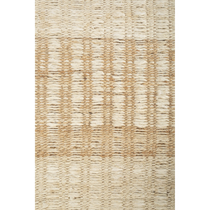 พรมปูพื้น Nomadic Threads รุ่น PDJT-750 สีงาช้าง ทอแบบเรียบ ทำจากปอกระเจาและป่าน ลายเรขาคณิต รูปทรงสี่เหลี่ยมผืนผ้า เหมาะสำหรับห้องโถง ห้องนั่งเล่น ห้องนอน ใช้ในบ้าน - Product Image 3