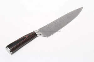 มีดสแตนเลสอเนกประสงค์พร้อมที่จับไม้โรสวู้ดสำหรับใช้ในครัวทำด้วยมือแบบมืออาชีพ - Product Image 4