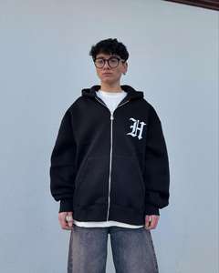 Sudaderas Casuales de Invierno para Hombre, Color Sólido, 100% Algodón, Corte Regular, Ecológicas, Transpirables, Ropa de Moda de Alta Calidad - Product Image 1