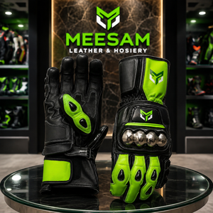 Gants de moto en cuir pour la course, nouveaux modèles 2027, protection complète des doigts, gants de course respirants et ventilés pour side-car - Product Image 4