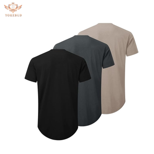 เสื้อยืดผู้ชายผ้าฝ้ายแท้ 100% ขายส่ง แบบเรียบง่าย เป็นมิตรกับสิ่งแวดล้อม แห้งเร็ว ทรงโอเวอร์ไซส์ รับสกรีนลายตามสั่ง แฟชั่นลำลอง แขนสั้น - Product Image 3