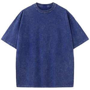 T-shirt lourd de lavage à l'acide de haute qualité pour hommes directement du fabricant bangladais OEM t-shirt personnalisé avec qualité d'exportation 100% - Product Image 4