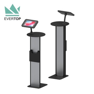 LSF11 Tablet para iPad Display Podium W/Acrílico Tabletop Secure Enclosure Pulpit <span class=keywords><strong>Atril</strong></span> para iPad Podium Display Floor Stand - Product Image 1