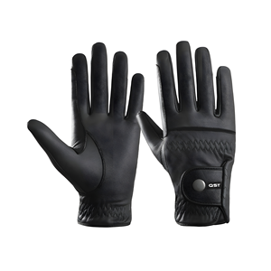 Guantes de equitación antideslizantes personalizables de alta calidad para hombres y mujeres con logotipo de marca personalizado Material de cuero Premium - Product Image 1