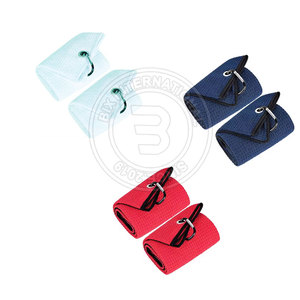 Serviette de golf gaufrée douce et sans peluches de qualité supérieure avec un crochet en aluminium robuste pour les joueurs professionnels - Product Image 5