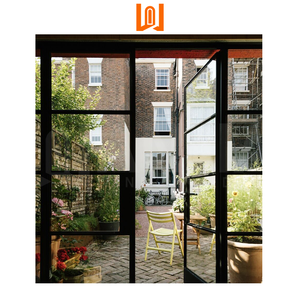 室内両開きドア最新デザインアメリカンアルミスタイルスイング外向きオープンドアオフィスモダン防音 - Product Image 3