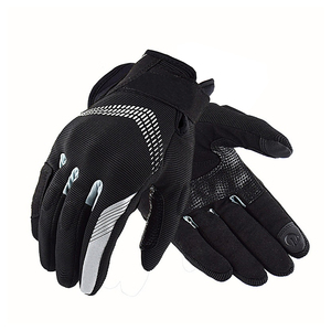 Guantes de Motocross transpirables ligeros a prueba de viento de cuero sintético suave de dedo completo personalizados para carreras de motos al aire libre - Product Image 4