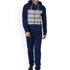 Conjunto Deportivo de Invierno para Hombre, Diseño Personalizado al por Mayor, Calidad Premium, 100% Algodón, Patrón Sólido, Contraste de Color, con Capucha, Tallas Grandes - Product Image 1