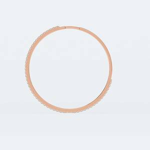 Boucles d'oreilles créoles en diamant de laboratoire rond en or massif 10 carats Boucles d'oreilles à vis Boucles d'oreilles Huggie en diamant de laboratoire CVD Diamond - Product Image 6