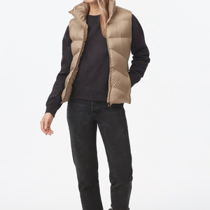 Top Selling Winter Wear Women Puffer Vest Knitted Canvas Breathable Custom Logo Casual Style 100% <b>Polyester</b> <b>Filling</b> - Product Image 3