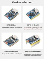ESP32-S3 ESP32-S3-Zero Papan Pengembangan Mini Dual Core 240MHz WiFi BLE5 IoT Rumah Pintar Mikrokontroler yang Dapat Dipakai Ultra Kompak