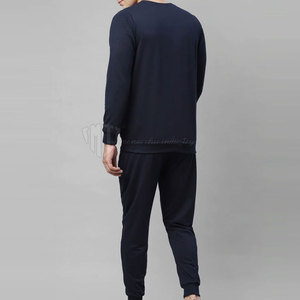 Survêtement en coton et polyester coupe-vent, logo personnalisé, survêtement pour homme, style unique - Product Image 2