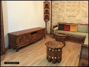 การออกแบบตกแต่งภายในแบบอาหรับมาจลิส ดีไซน์คลาสสิกสมัยใหม่ ชุดห้องนั่งเล่นหรูหรา ที่นั่งเข้ามุมสุดหรู ดีไซน์ประหยัดพื้นที่ - Product Image 2