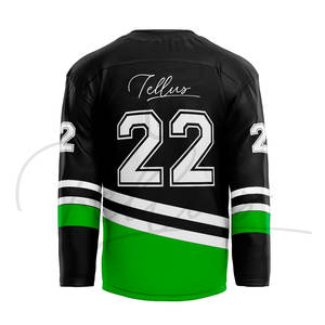 Jersey de Hockey sobre Hielo Personalizado de Alta Calidad para Hombre con Impresión Profesional, 100% Poliéster Transpirable de Secado Rápido, Logotipo Frontal - Product Image 6