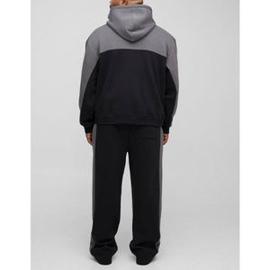 เสื้อฮู้ดแบบมีซิปมีฮู้ดสไตล์สตรีทแวร์โอเวอร์ไซส์เข้ารูปผ้าฝ้ายหนาพิเศษออกแบบโลโก้ได้ตามต้องการ - Product Image 2