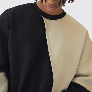 Venta al por mayor 100% Material de algodón hecho hombres cuello redondo sudaderas/Top Trending precio más bajo sudaderas de gran tamaño OEM - Product Image 4