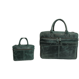 Maletín elegante de cuero de primera calidad para ordenador portátil, mochila para hombre y mujer, bolso de viaje de negocios de tendencia, múltiples compartimentos diarios - Product Image 4