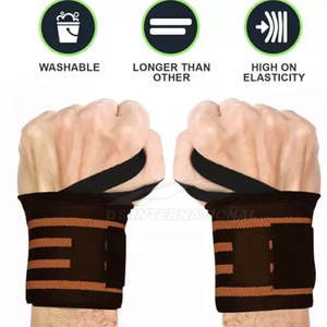 Protección Soporte de muñeca Levantamiento de pesas Muñequeras Correas de compresión Envolturas de soporte de gimnasio - Product Image 4