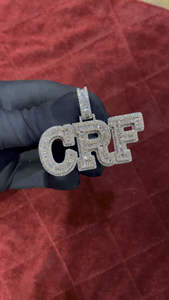 Meilleure qualité de breloques Hip Hop en argent avec Moissanite VVS taille brillant, clarté VVS, haute brillance, pour la mode masculine, les spectacles et les cadeaux - Product Image 2