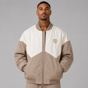 OEM Custom Manufacturer High-Quality Trending <b>Vintage</b> <b>Bomber</b> <b>Jackets</b> Comfortable Breathable men oversized <b>bomber</b> <b>jacket</b> - Product Image 1