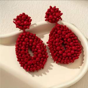 Boucles d'oreilles bohèmes goutte de perles de rocaille conception personnalisée boucles d'oreilles goutte de perles de rocaille de qualité supérieure avec crochet au dos - Product Image 4