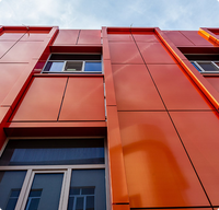 Panneau composite en aluminium Alucobond DIBOND 1220*2440*4mm et 0,3 mm d'épaisseur d'aluminium, revêtement PVDF, prix du panneau composite en aluminium