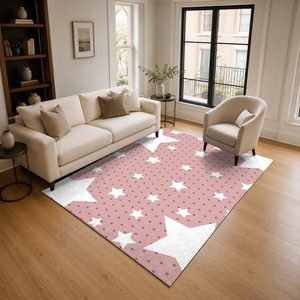 Tapis RUGS DEPOT LXDP-0491 – Tapis d'appoint multicolore neutre, style bohème tribal, imprimé numériquement, lavable en machine, en chenille, antidérapant – Vente en gros - Product Image 2