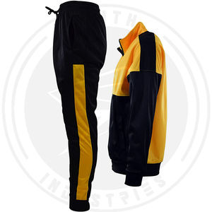 <b>Men's</b> Slim <b>Fit</b> Custom Logo Two-Piece Sportswear for Winter Jogging Gym Training Custom <b>T</b>-<b>Shirt</b> Sweatpants with Maternity Feature - Product Image 3