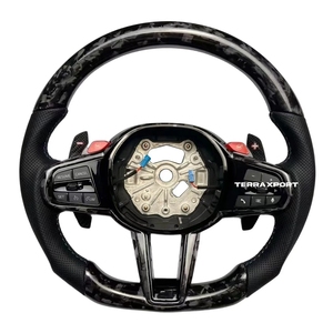 Volant en cuir, fibre de carbone et Alcantara avec éclairage LED pour BMW G42 G20 G28 G22 G23 G26 G30 G31 G38 G32, série M Power 2 3 4 5 6 - Product Image 5