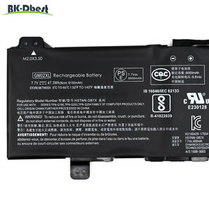 Batería de Repuesto OEM GM02XL para <span class=keywords><strong>HP</strong></span> <span class=keywords><strong>Chromebook</strong></span> <span class=keywords><strong>14</strong></span> G5 11 G6 <span class=keywords><strong>G7</strong></span> EE X360 11 G1 7.7V 47.3WH Batería para Portátil GM02XL - Product Image 4