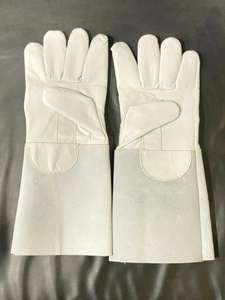 Guantes de soldadura resistentes al calor Premium de cuero dividido de vaca suave XL de 16 pulgadas al por mayor guantes de seguridad para uso automotriz certificados EN420 - Product Image 5