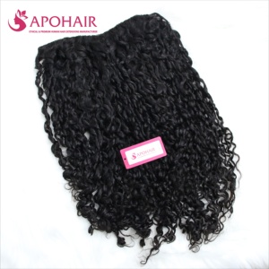 Peluca de pelo rizado Pixie para mujer, color negro natural, cabello virgen brasileño, encaje HD de alta calidad, venta al por mayor, gran oferta - Product Image 3