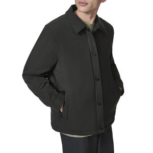 เสื้อโค้ทเสื้อแจ็คเก็ตสำหรับผู้ชายเสื้อโค้ทสีพื้นสำหรับใส่ฤดูหนาวโลโก้แบบใหม่ออกแบบได้ตามต้องการ - Product Image 6