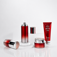 Ensemble de flacons cosmétiques de luxe Mingsheng 30ml 50ml 100ml 120ml 150ml Flacons en verre pour crème et lotion avec bouchons à couronne