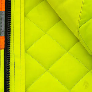 Custom Hi Vis Reflective Zip-Up Sudadera con capucha Cómoda chaqueta de seguridad de manga larga para los hombres Trabajo Seguridad Ropa DE TRABAJO - Product Image 5