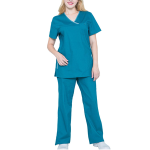 Uniformes de Hospital para Niñas al por Mayor, de Poliéster y Elastano, Transpirables, con Logotipo Personalizado, Uniformes Médicos para Mujeres, Batas de Laboratorio, Uniforme de Enfermera - Product Image 1
