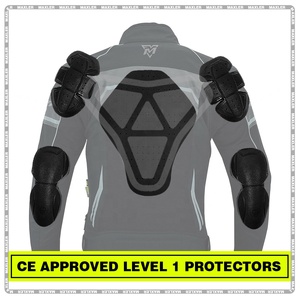 Léger CE approuvé niveau 2 Protection Sportswear coupe-vent imperméable respirant veste d'équitation courte pour motos Plus - Product Image 6