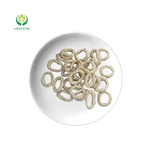 TVP High Quality Grefood Factory Sale Yellow Light for squid ring Textured vegetable protein/ Textured soy protein manufacture